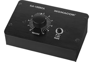 MONACOR img Stage Line wersja RCA pasywna kontrola poziomu stereo