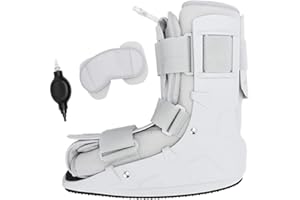 Yinhing Advanced Walking Boot Walker Brace Sprunggelenk fur Frakturen des Fuses Schwere Knochelverstauchungen Weichteilverletzungen Vorderfus- und Mittelfusverletzungen mit Schaumstoffpolsterung (XL)