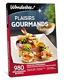 Wonderbox - Coffret cadeau PLAISIRS GOURMANDS - 980 dégustations de champagnes et spiritueux, repas gourmands ou cours de cuisine pour 1 ou 2 personnes