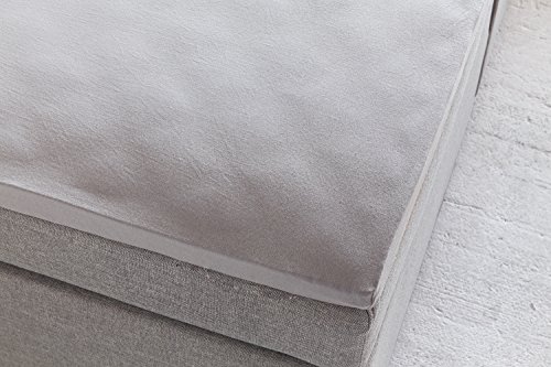 Belsonno® Spannbettlaken Boxspringbett Silber 125g/m² Steghöhe 40 cm | Spannbett-Tuch Boxspringbett-Bezug | ÖKO-TEX® STANDARD 100 | Rundum-Gummi Bett-Laken Bettbezug für 180×200 200×200 180×220 200×220 - 6