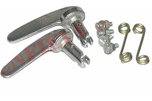 AEspares Massey Ferguson 135 Kit de loquet de capot en acier chromé