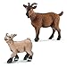Produktbild Schleich Ziegen Set 13717 Zwergzicklein meckernd und 13828 Ziege Figuren-Set 2-teilig