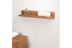 wanda collection Repisa balda Camelia Cuarto de baño de Teca Maciza 70 cm