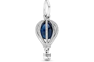 Annmors Charm Pendente Lucciola Gatto Mamma Farfalla Ciondoli Compatibile con Braccialetti e Collane Donna