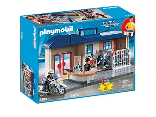 Preisvergleich Produktbild PLAYMOBIL City Action Polizei-Koffer, Mehrfarbig (5299)