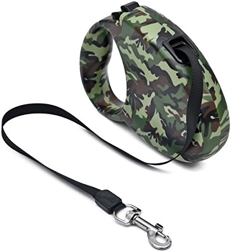 Ruiyue Lovely Pattern Pet Retractable Leash Dog Automatic Leashes Extendable Rope Lead For Puppy Dog Collars ( Color : Camouflage )
