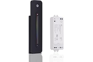 JOYLIT RGB RGBW LED Controller with Remote, DC 12-24V 4CH X 4A/CH 192W-384W Controller and 2.4GHz RF Wireless Remote for SMD COB RGBW, RGB, CCT, Single Color Dimming