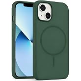 Coverzone İphone 13-14 ile Uyumlu Kadife İ&ccedil; Y&uuml;zeyli Premium Silikon Kılıf MagSafe ile Uyumlu Kablosuz Şarj Destekli Darbe Emi