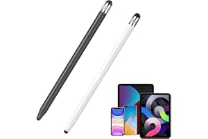 2-pack pekpennor, 3 i 1 pekpenna för iPad/iPhone/Samsung/Android/iOS, pekpenna med hög känslighet och precision