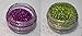 12 Nail Glitter Sparkle Dust Powder Pots for Nail Art Design