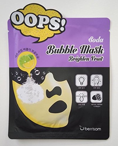 Berrisom - berrisom bubble mask brighten fruit 18ml - btsw-168450