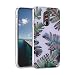 Produktbild Misstars Hülle für Xiaomi Pocophone F1, Transparent Weich TPU Silikon mit Malerei Muster Clear Backcover Anti-Rutsch Kratzfeste Schutzhülle, Tropische Blätter