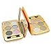 Ucanbe 6 Color Diamon Flash Shimmer Glittering Eyeshadow Palette Dramatic Eye Makeup Kit,No.3