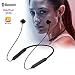 Produktbild Magnetic Wireless Earphones NORMIA RITA Sweatproof Bluetooth Headphones with Microphone, HiFi Stereo Music for Running Jogging Gym Workout Exercise