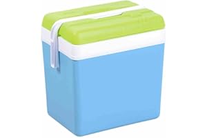 ETS Georges David S.A. Glacière 24 L EDA Bleu Turquoise et Vert prévue pour Bouteilles 2L Debout