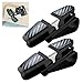 Produktbild Tencoz 2 Pack Brillenhalter für Auto Sonnenblende, brillenhalter zubehör autozubehör Sonnenbrillen Brillen mit Kartenkarten Clip - Schwarz