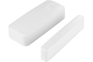 MHCOZY Smart WIFI Sensore per porte e finestre, Alexa ha condotto il sensore magnetico di sicurezza Rilevatore chiuso aperto