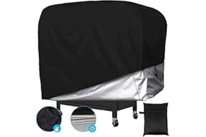 FXDM Barbecue BBQ Covers, Waterproof Grill Cover, 3-4 Burner Gas BBQ Covers, Outdoor Large 58-Inch 145cm Barbecue Cover for Weber, Brinkmann, Char-Broil (F12)
