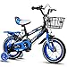 Produktbild YIHANGG Fahrrad Kinder 2~10 Jahre Alt Jungen Und Mädchen 12-14-16-18 Zoll Kinder Fahrräder Einstellbar Leicht Training Räder,Blue-14Inches