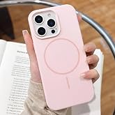 Coverzone İphone 15 Pro Max ile Uyumlu Kadife İ&ccedil; Y&uuml;zeyli Premium Silikon Kılıf MagSafe ile Uyumlu Kablosuz Şarj Destekli Darb