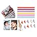 Produktbild GOTH Perhk 100PCS KPOP TWICE NCT127 IZONE BTS BLACKPINK Postkarten 3-Zoll Foto Lomo Polaroid Foto Clip senden + Hanfseil + Thumbtack + Corner Stickers(BTS)
