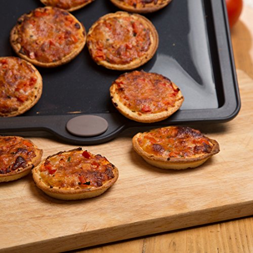 Levivo Silikon Blechkuchen/Pizzaboden-Backform / Silikon-Kuchenform 31.5 x 25.5 cm, Grau - 7