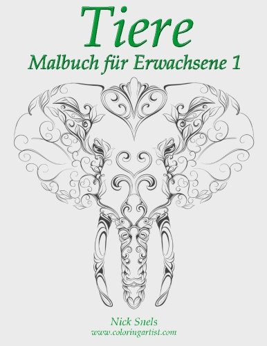 Tiere Malbuch für Erwachsene 1