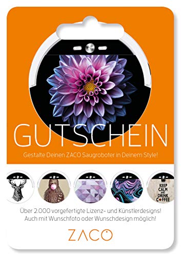 ZACO 501931 Skin Gutschein - Lámina para Robot Aspirador