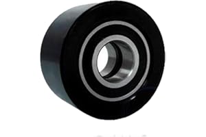 ZSCALE 50 x 26 mm Bohrung 17 Kunststoffrolle Polyamid Doppelte Lagerung Paletten Fixierer Rad für Hubwagen Nylon Rolle Ø 50 mm mit Kugellage