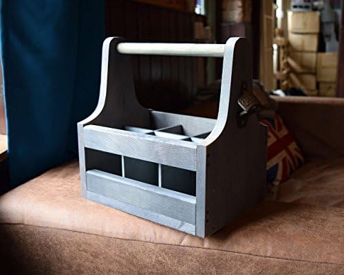 Beyond The Pale Fathers Day Gift Idea Rustic Beer Ale Wine Craft Bottle Wooden Caddy Holder Carrier Carry Holder With Opener