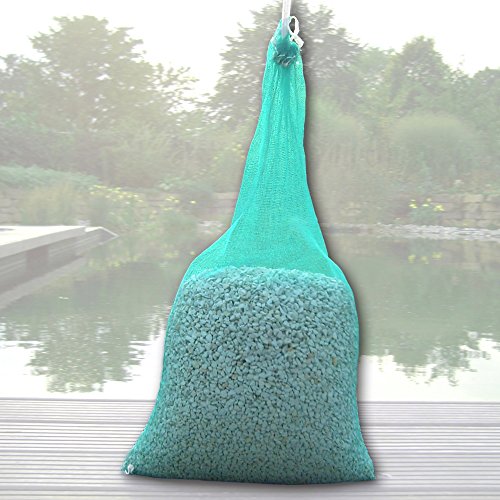 2 St. 35×57 cm Filtersack Teichsack Filterstrümpfe Beutel Zeolith Sack Filterbeutel Filtersäcke Filtermedienbeutel Teichsäcke Netzbeutel Filtertaschen Teichfiltersäcke Filter Aquarium Zeolithsack Beutelfilter lichtgrün - 4