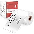 Phomemo M110 MultiPurpose Thermal Square Self-Adhesive Label for M110 / M221 / M220/ M150 Label Maker, 1.97"x3.15"(50x80mm),100 Labels/Roll, Black on White Labelfor Small Business, Home, Office