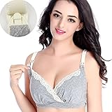 Lover-Beauty 3 Pack Damen Still bh Schwangerschafts bra Still-BHs Mutterschafts - 2