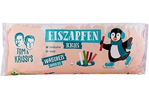‎TOM & KRISSI'S Tom & Krissi's Wassereis MIX in 5 Geschmacksrichtungen zum Einfrieren - fructosefrei und vegan, 15er Pack (15x 40ml)
