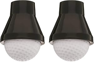 MUXSAM 2pcs Ventouse de Balle de Golf Pinces de récupération de Balle de Golf Balle de Golf Retriever Sucker Doigt de Putter Pick Up Aide à la Formation