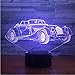 Produktbild Retro Oldtimer 3D 7 Farbe Lampe Visuelle Led-Nachtlichter Für Kinder Touch Usb Tischlampe Kinder Spielzeug Geburtstagsgeschenke Dekoration