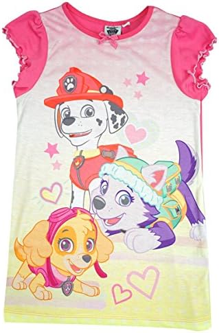 Girls Official Paw Patrol Skye Everest Marshall Puppy Dog Nightdress sizes from 2 to 8 Years