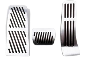 AOJIEK Auto Pedal Set Pedalabdeckung FüR Maz-da 3 Axela BP CX30 CX 30 CX-30 2019 2020 Aluminium Gaspedal Bremspedal Gas Bremse Abdeckung Anti -Rutsch Pad ZubehöR