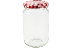 GGTJ 24 x 1 LB Jam Jars (378 MLS.) with a choice of Seven Colors Lids