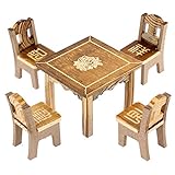 Ein Satz von Tischstuhl, perfekt für Innenmodell.