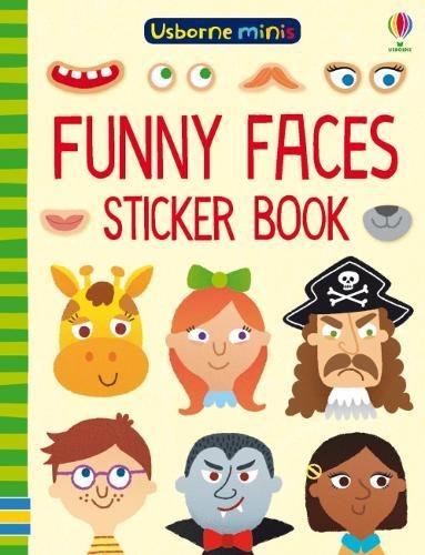 Preisvergleich Produktbild Funny Faces Sticker Book x 5 pack (Usborne Minis)
