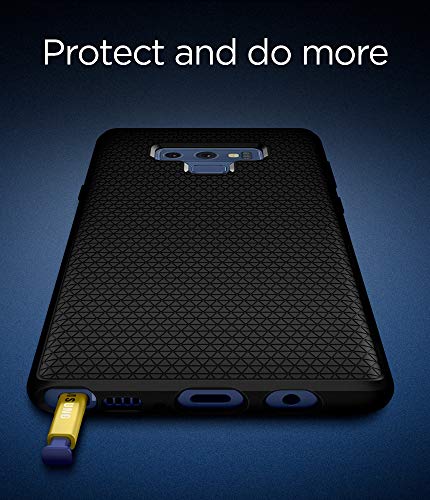 Spigen [Liquid Air] Galaxy Note 9 Case with Durable Flex and Easy Grip Design for Samsung Galaxy Note 9 (2018) - Matte Black