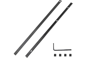 BRIOTA Circular Saw Guide Rail Kit, P-45777 for Makita Track Saw Long Cuts, Black Track Saw Guide Rail with Screws, Allen Key, Curtain Track Accessories Compatible with Bosch, Festool, DeWALT