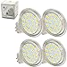 Produktbild GreenSun LED Lighting 4er 3W MR11/GU4 240Lumen LED Spot Leuchte Strahler SMD 2835 Lampe 18LEDs Glühbirne Leuchtmittel Warmweiß 12V AC/DC Abstrahlwinkel 160 Grad