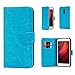 Produktbild 32nd PU Lederbuch Flip Wallet Cover Optimalen Schutz mit Einem Integrierten Karteneinschub für Xiaomi Redmi Note 4 - Hellblau