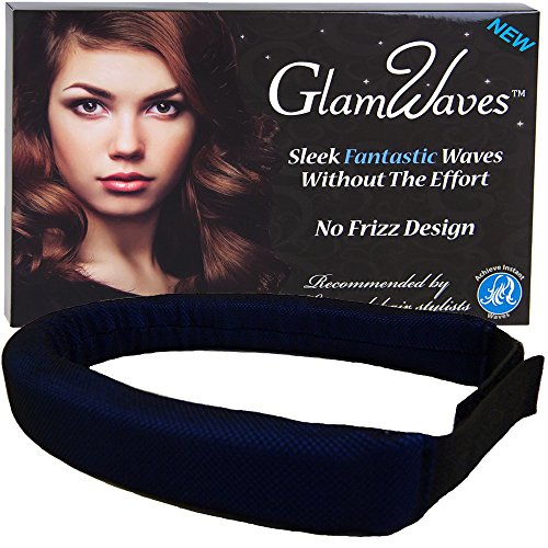 GlamWaves Large Roller Head Band for Medium to Long Length Hair