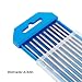 Produktbild IrahdBowen Tungsten TIG Elektroden 10 Stück Wig Tungsten Elektroden 2% Lanthanated/Ceriated/Thoriated mit 7"Länge und Durchmesser 1/16" 3/32"1/8" für Wig TIG Tungsten Elektroden