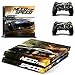 Produktbild Playstation 4 + 2 Controller Aufkleber Schutzfolie Set - Need for Speed /PS4