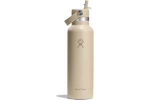 Hydro Flask – Standard Flex Straw Cap 621 ml (21 oz) Bottle – Rostfritt Stål, Läckagesäker, Mugghållaranpassad – Isolerad Kal