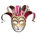 Produktbild Fulltime E-Gadget Weihnachtsfeier Maske, Venezianische Joker Maskerade Theatermaske Karneval-Party-Ballmaske (Rot)